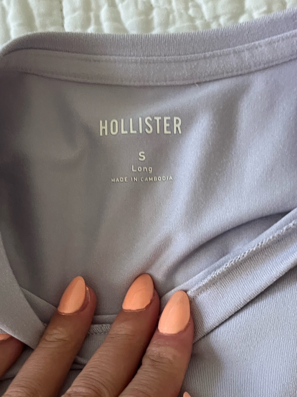 Hollister Lavender Crewneck Longsleeve